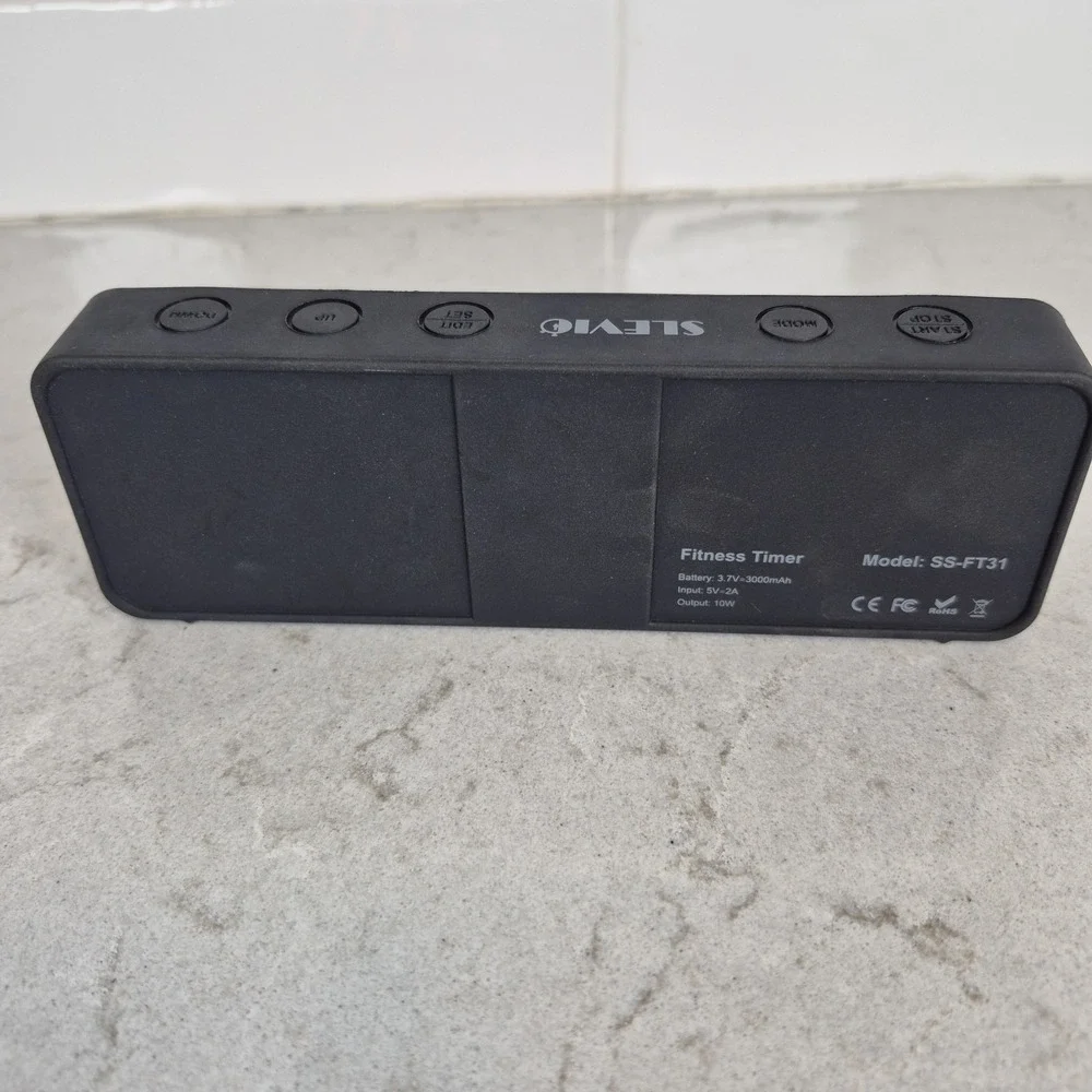 SLEVIO Portable‎ Gym Timer, Fitness Timer Clock with Built-in Powerful Magnet